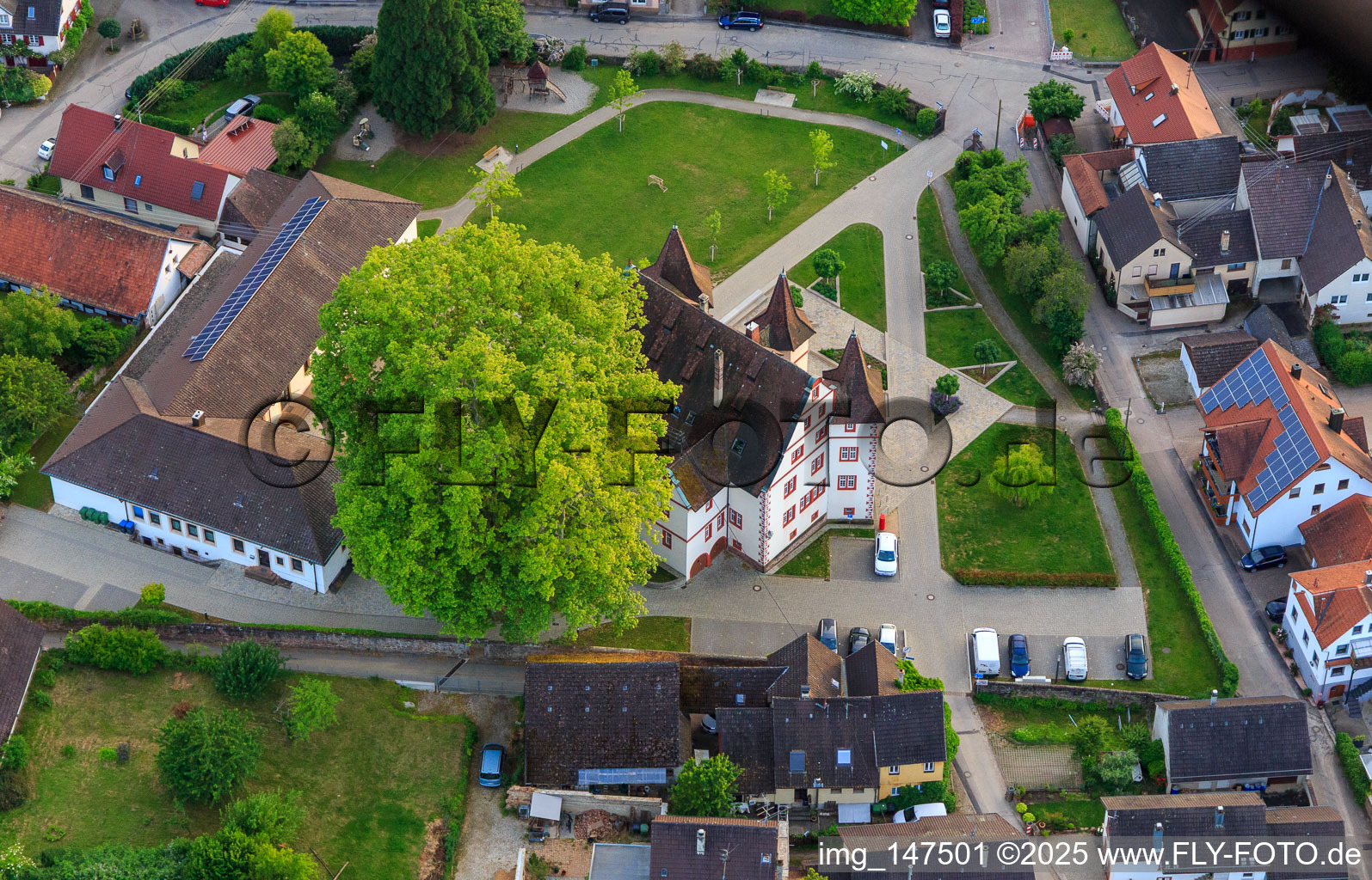Schmieheimer Schloss in Kippenheim im Bundesland Baden-Württemberg, Deutschland