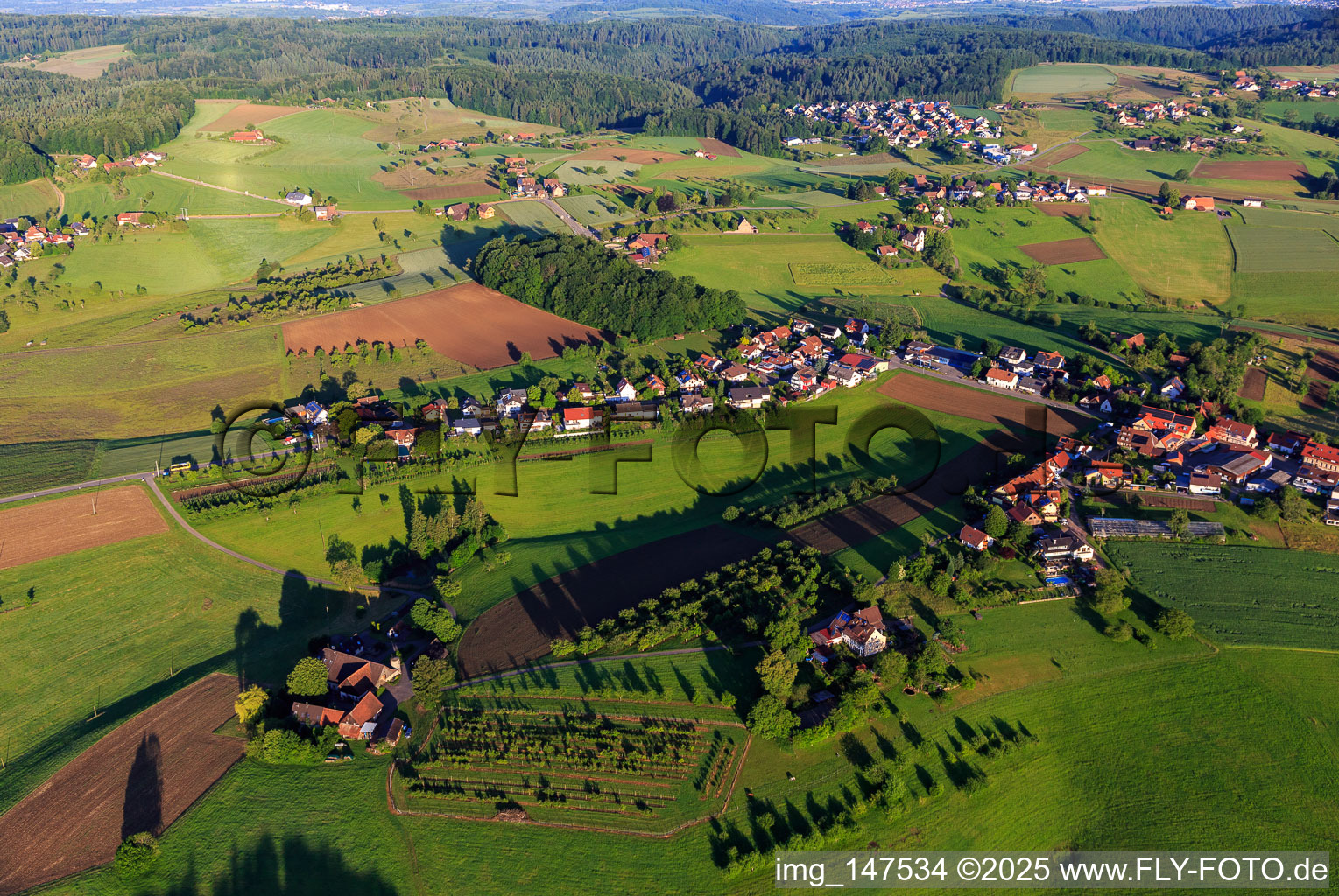 Am Bus im Ortsteil Ottoschwanden in Freiamt im Bundesland Baden-Württemberg, Deutschland