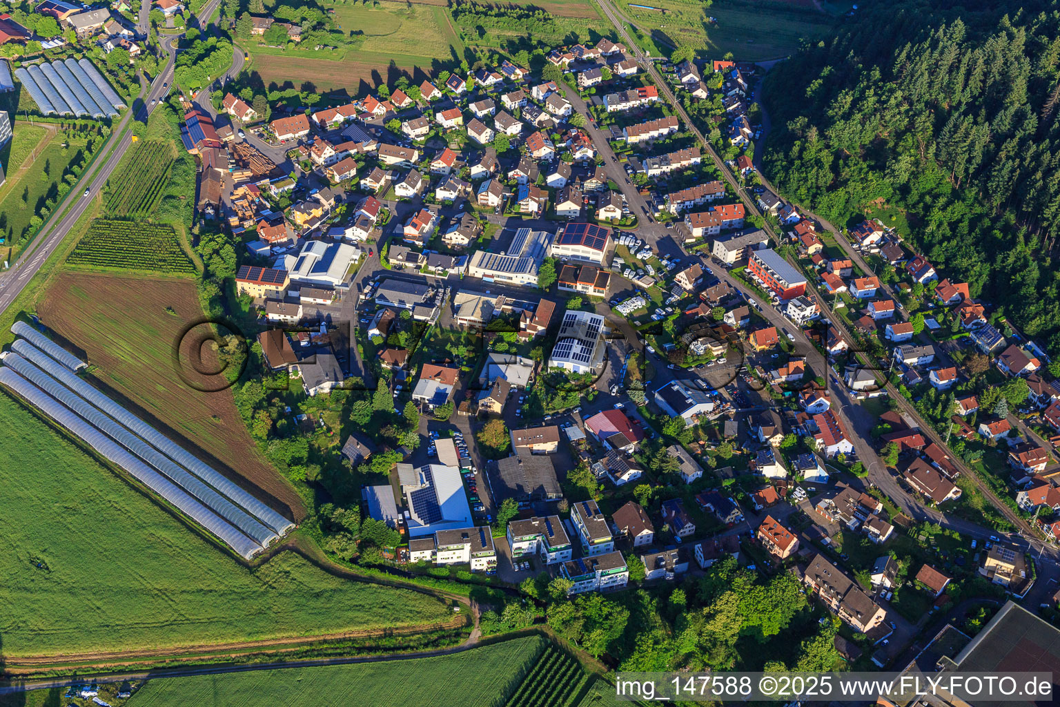 Ortsteil Buchholz im Ortsteil Batzenhäusle in Waldkirch im Bundesland Baden-Württemberg, Deutschland