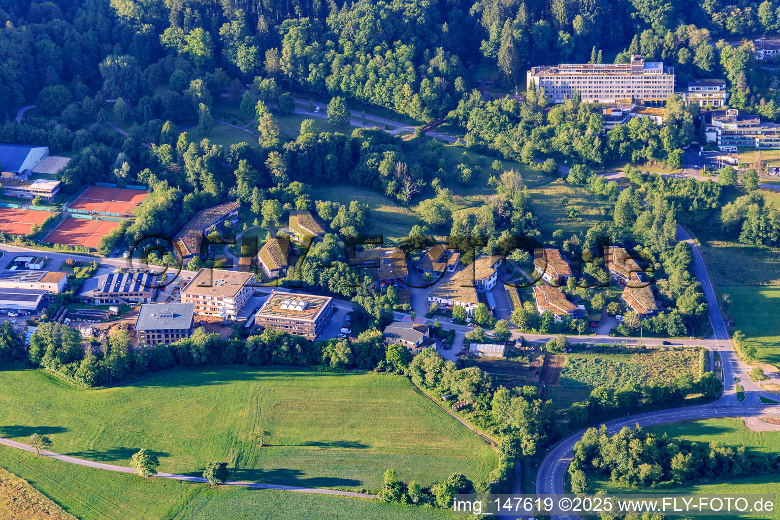 Luftbild von Am Bruckwald | Sozialwerk Breisgau gGmbH in Waldkirch im Bundesland Baden-Württemberg, Deutschland