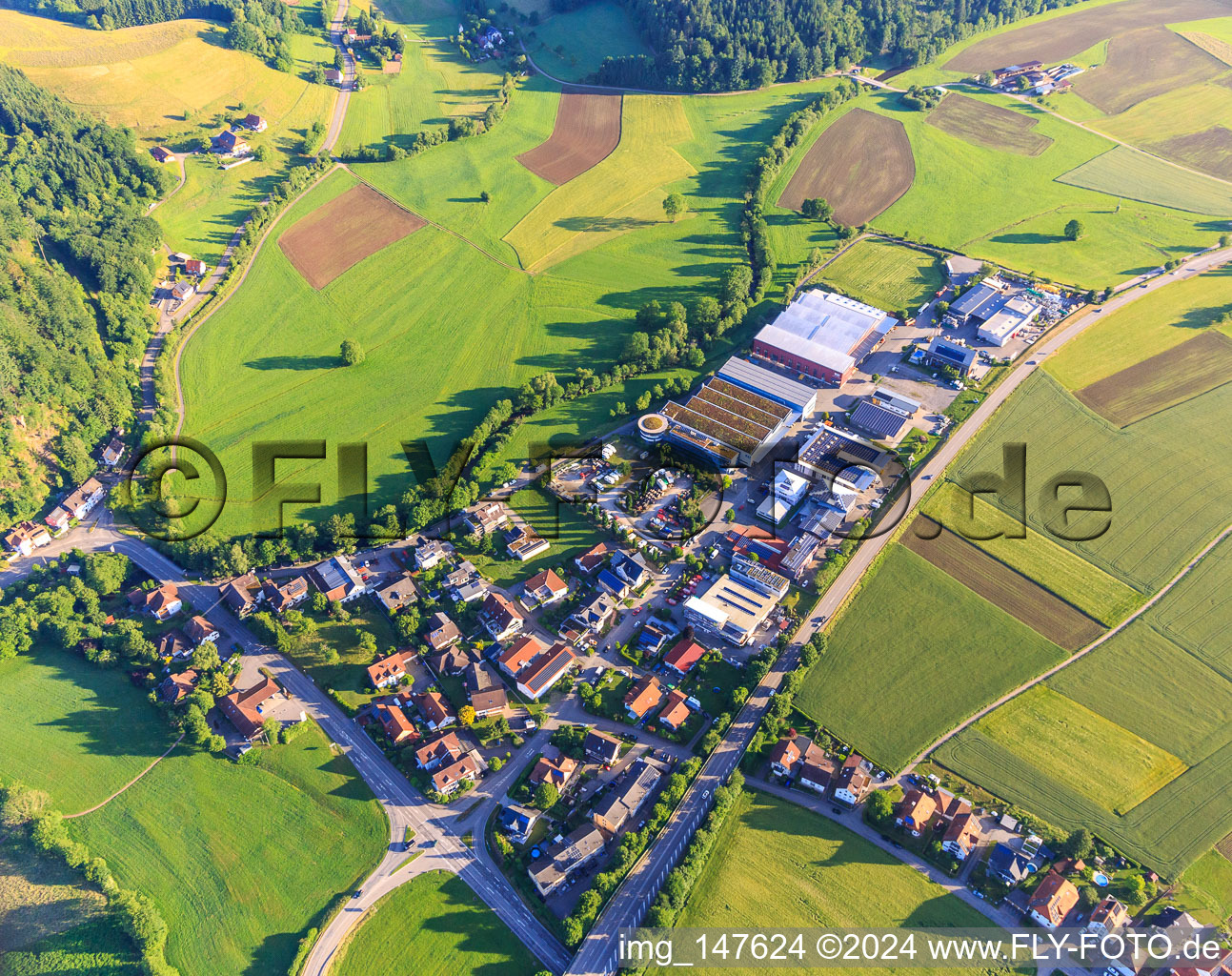 Am Stollen mit Wasserkraft Volk AG, Deco Point Mayer und Götz + Moriz GmbH - Baustoffe in Gutach im Breisgau im Bundesland Baden-Württemberg, Deutschland