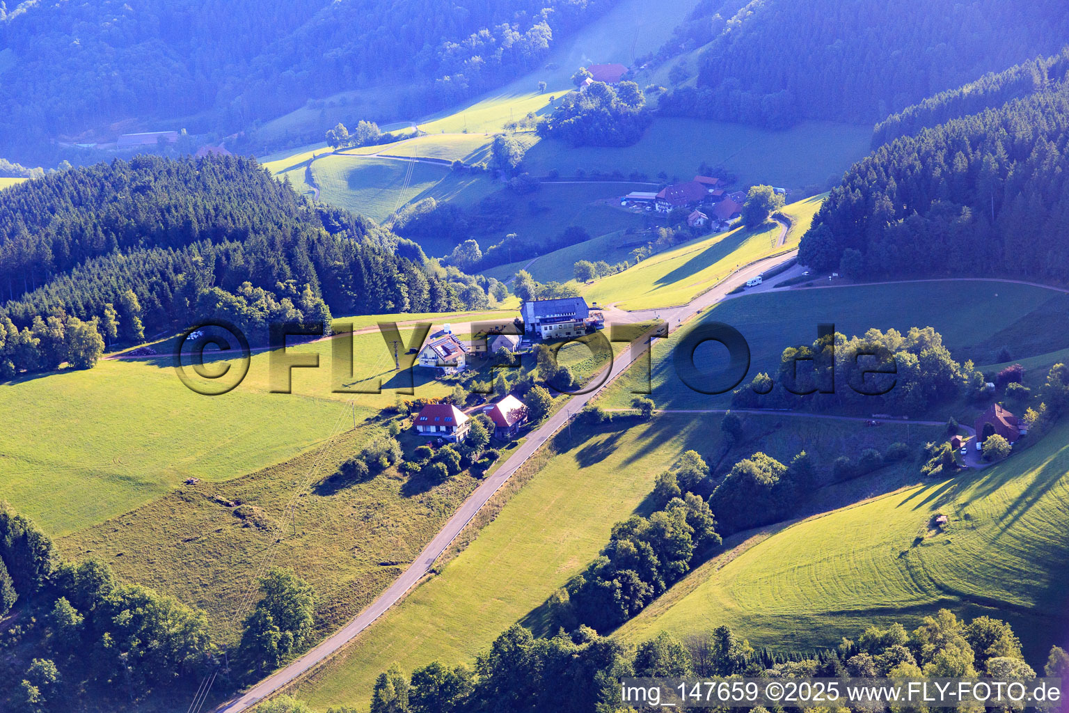 Höhengasthaus Landwassereck an der Landwasserstraße im Ortsteil Dorf in Elzach im Bundesland Baden-Württemberg, Deutschland