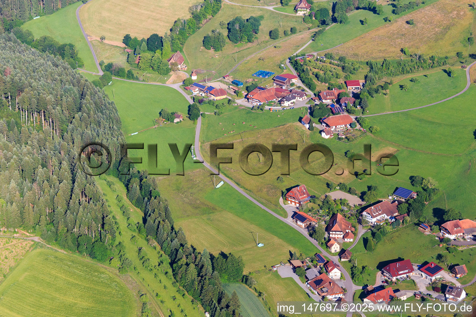 Schultheisshof und Stefanshof im Ortsteil Niederbach in Steinach im Bundesland Baden-Württemberg, Deutschland