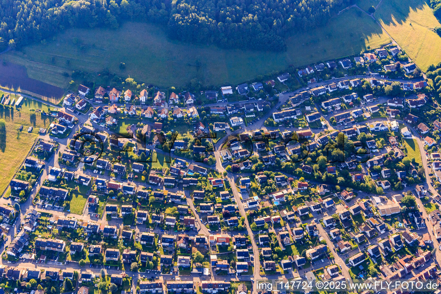Luftbild von Talblick, Schwarzwaldstr in Seelbach im Bundesland Baden-Württemberg, Deutschland