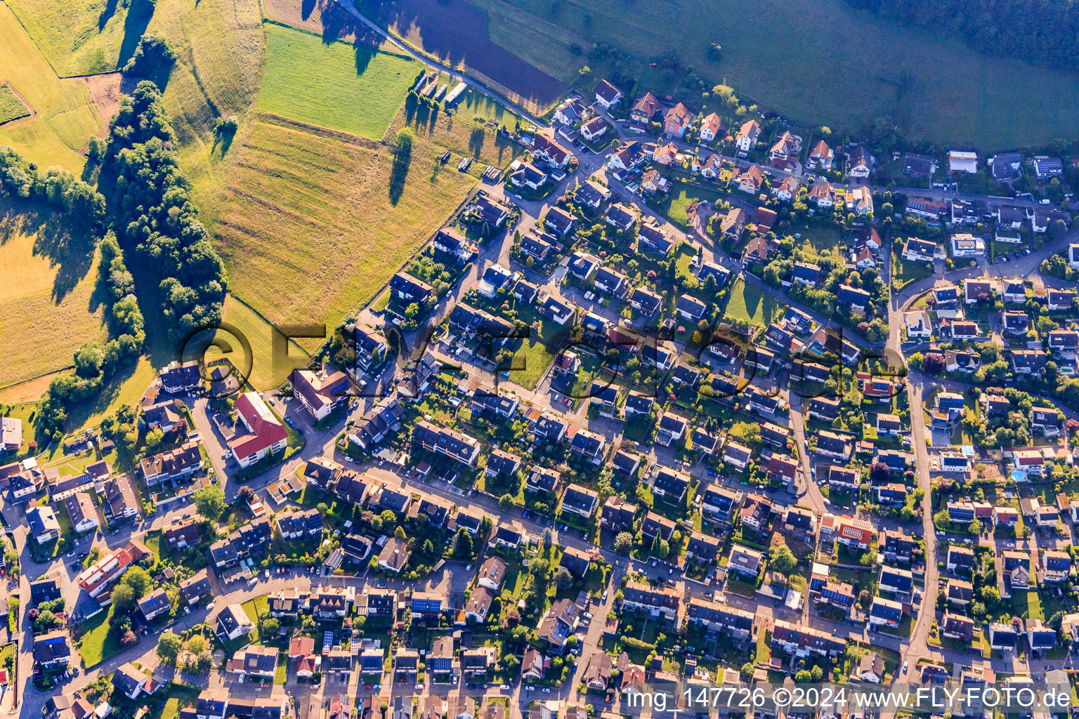 Luftbild von Am Wachtbühl x Geroldseckstr in Seelbach im Bundesland Baden-Württemberg, Deutschland