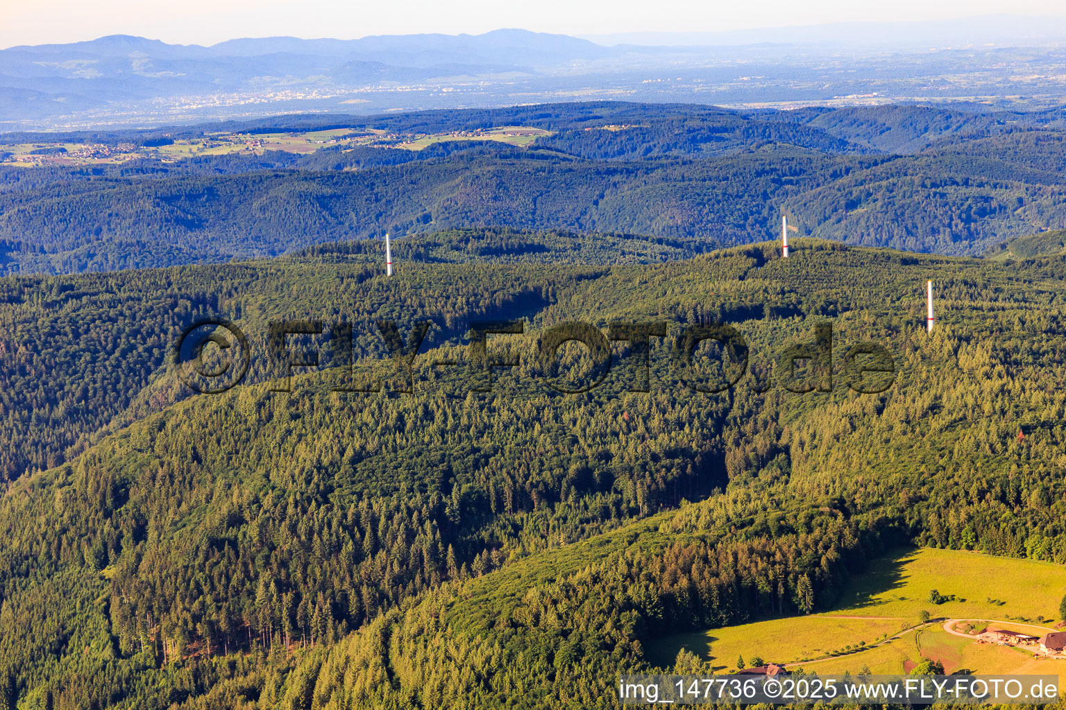 Ehemaliger Windpark im Ortsteil Ettenheimmünster im Bundesland Baden-Württemberg, Deutschland