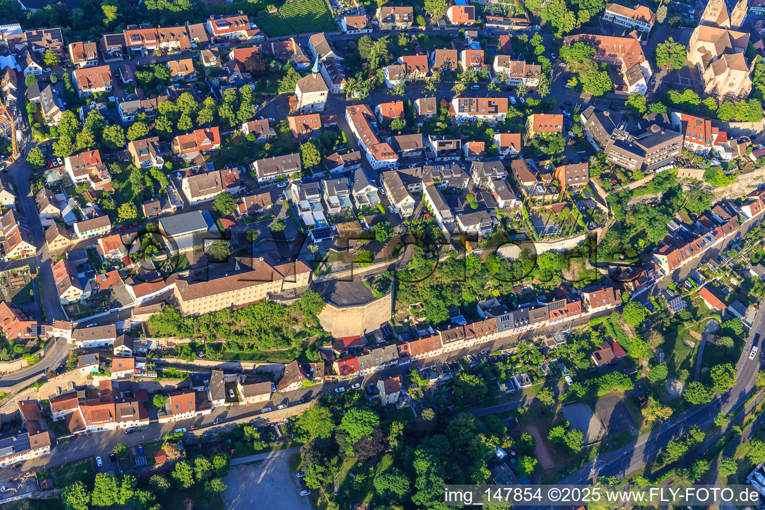 Schanze zwischen Schulgasse und Fischerhalde in Breisach am Rhein im Bundesland Baden-Württemberg, Deutschland