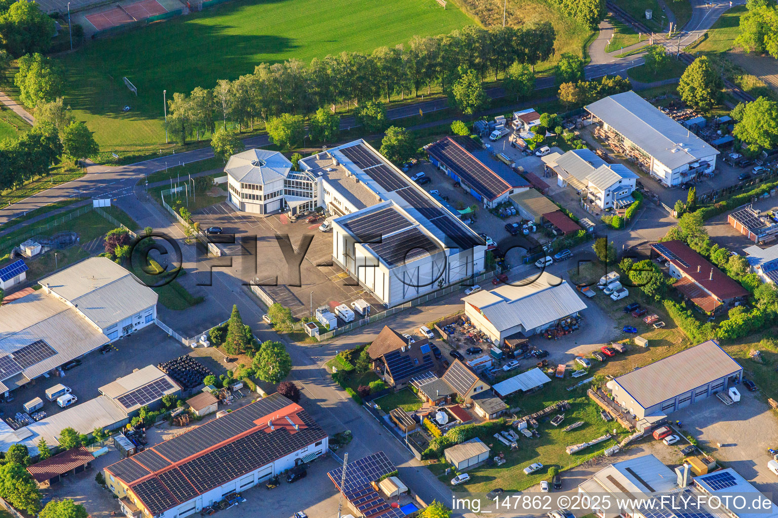 Schwarzwälder-Eismanufaktur GmbH im Ortsteil Achkarren in Vogtsburg im Kaiserstuhl im Bundesland Baden-Württemberg, Deutschland