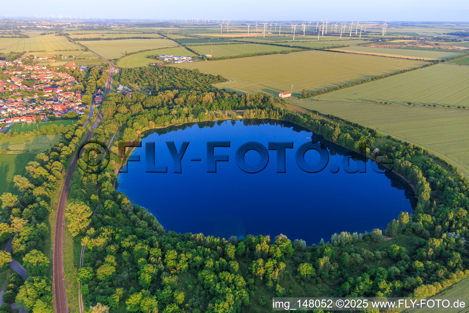 Froser See in Seeland im Bundesland Sachsen-Anhalt, Deutschland