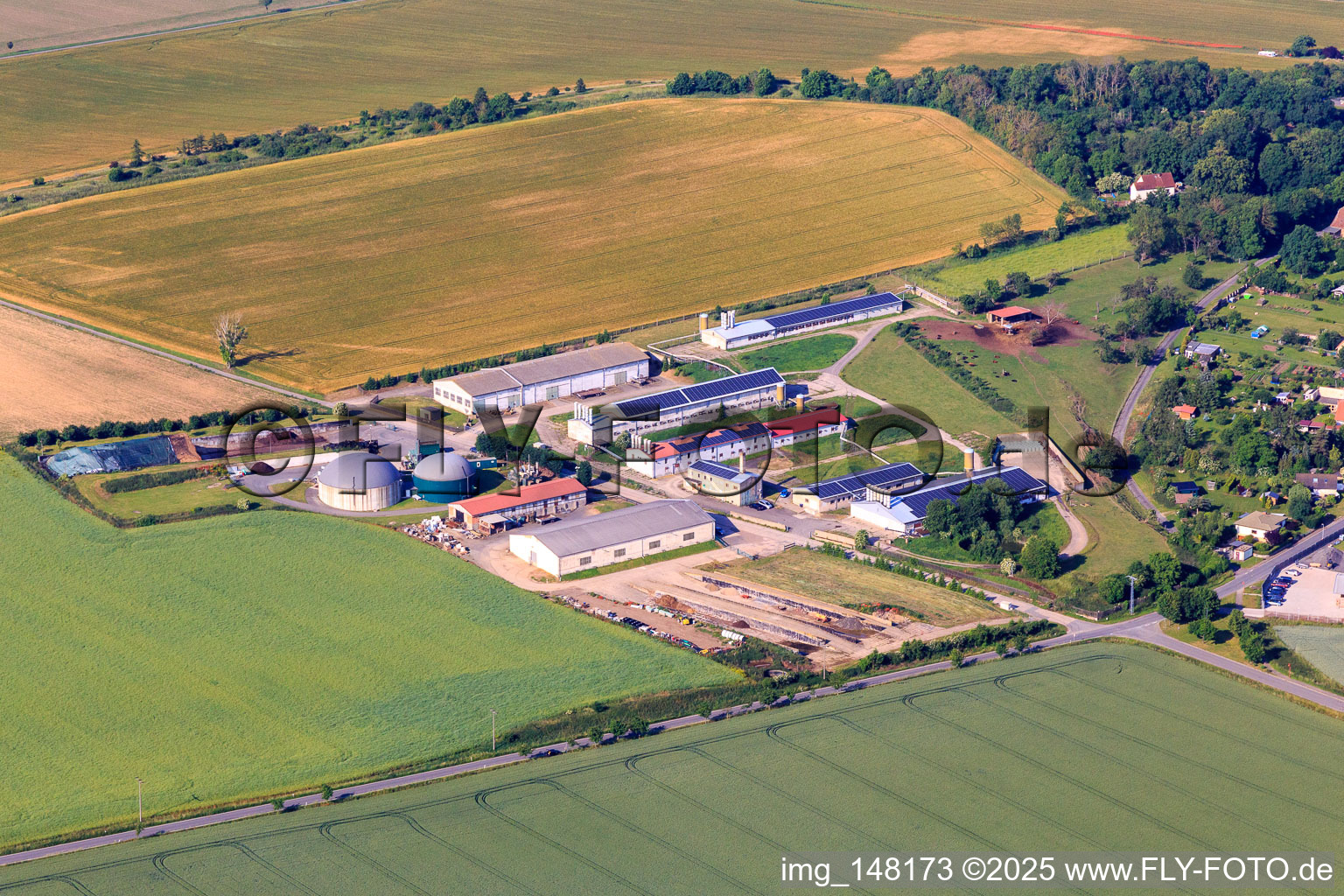 Hühnerhof Quenstedt und Biogasanlage Quenstedt - BALANCE Erneuerbare Energien GmbH in Arnstein im Bundesland Sachsen-Anhalt, Deutschland