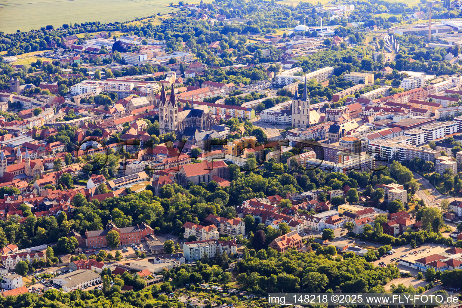 Kirche St. Martini und Dom und Domschatz Halberstadt im Ortsteil Diocese Halberstadt im Bundesland Sachsen-Anhalt, Deutschland