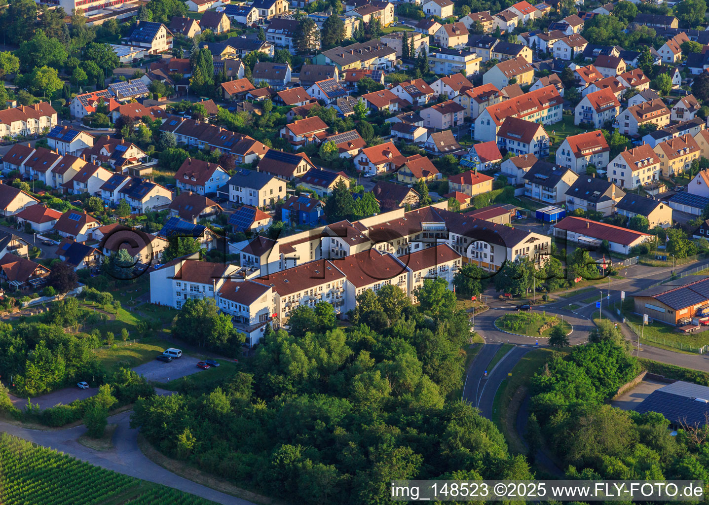 Gebäudekomplex der Pro Seniore Residenz in Bad Bergzabern im Bundesland Rheinland-Pfalz, Deutschland
