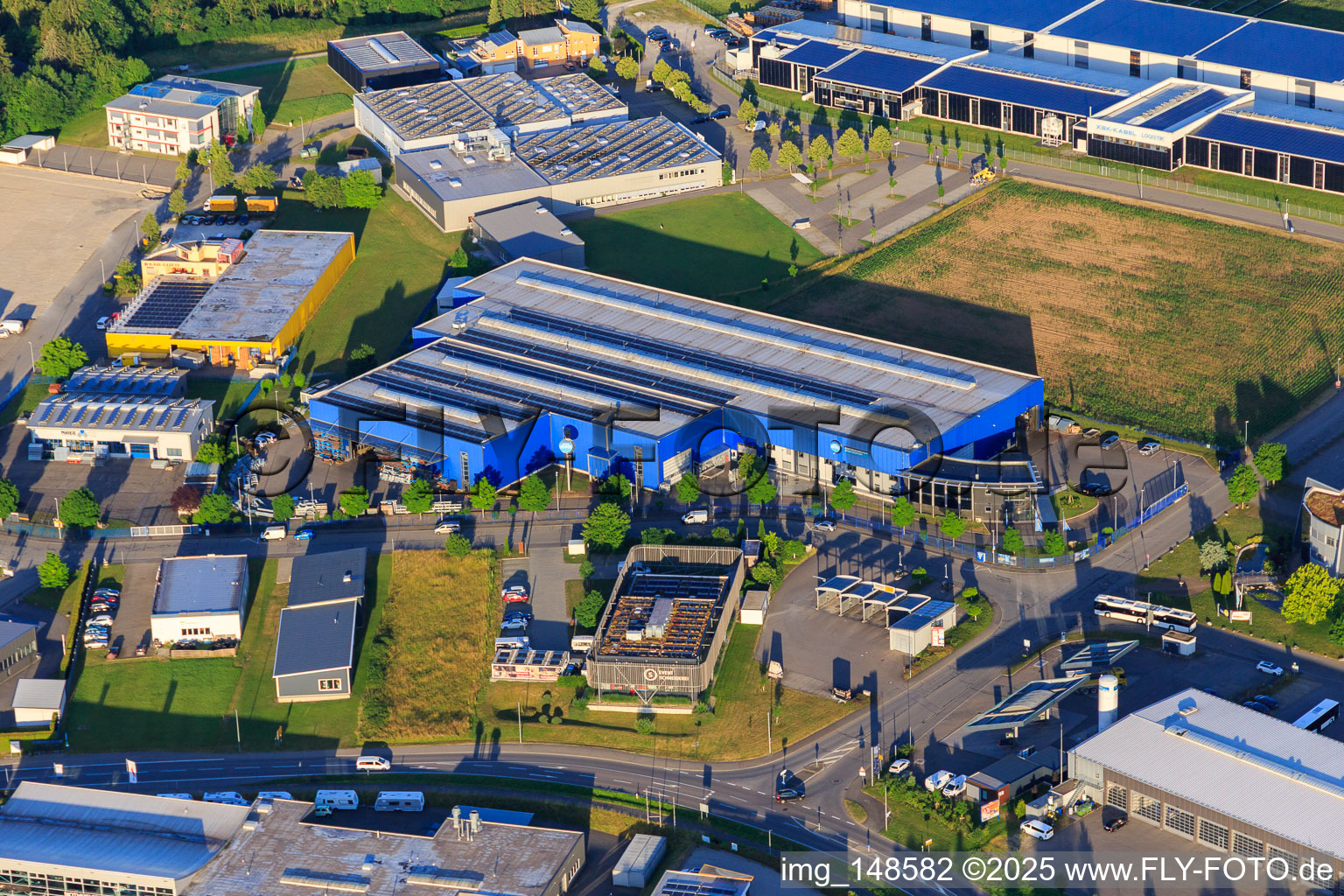 Gewerbegebiet Berner Feld mit AMR GmbH in Rottweil im Bundesland Baden-Württemberg, Deutschland