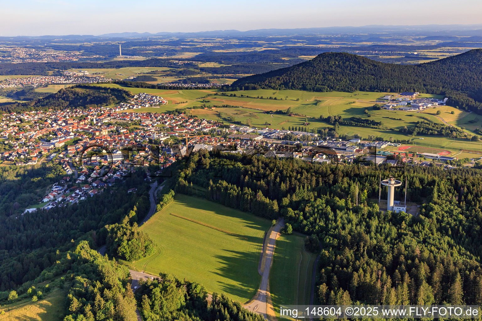 Ortsansicht aus Osten in Gosheim im Bundesland Baden-Württemberg, Deutschland