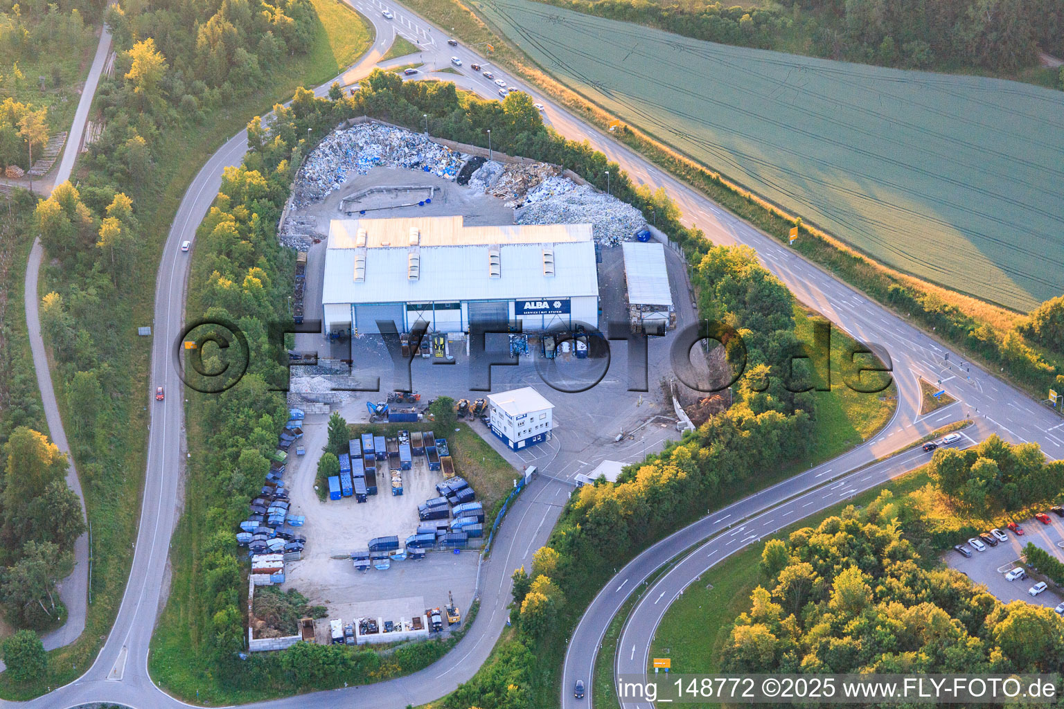 Entsorgungsunternehmen ALBA Süd GmbH & Co. KG in Zimmern ob Rottweil im Bundesland Baden-Württemberg, Deutschland