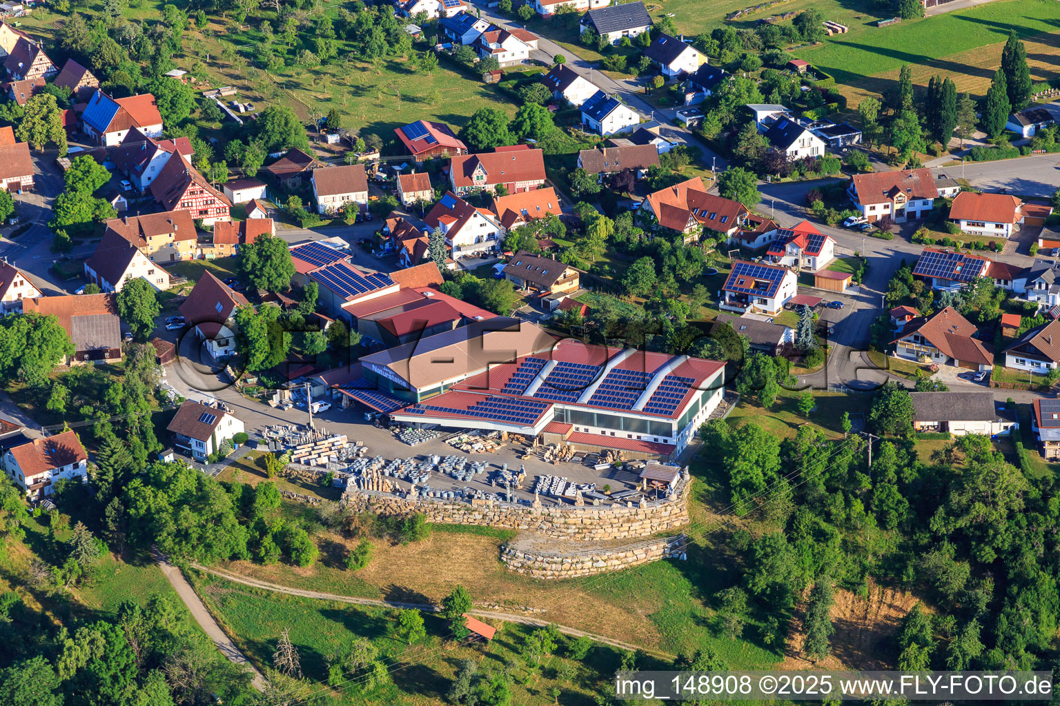 Jerger Natursteine GmbH im Ortsteil Bickelsberg in Rosenfeld im Bundesland Baden-Württemberg, Deutschland