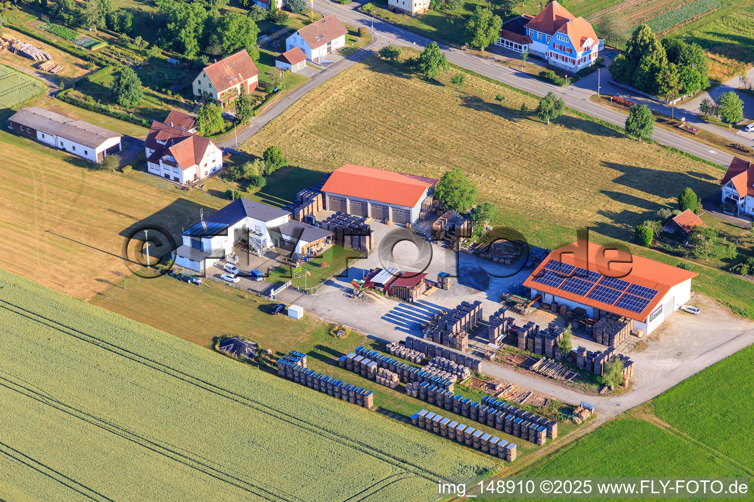 Brennholz Lehmann im Ortsteil Brittheim in Rosenfeld im Bundesland Baden-Württemberg, Deutschland