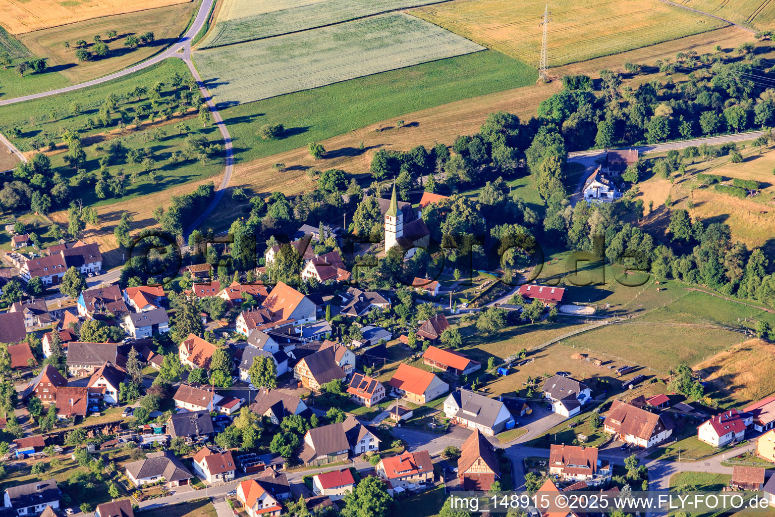 Cyriakuskirche im Ortsteil Trichtingen in Epfendorf im Bundesland Baden-Württemberg, Deutschland