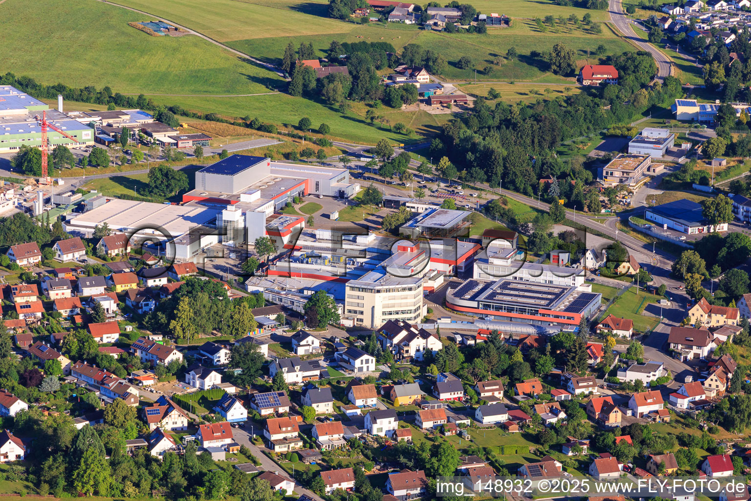 Heckler & Koch GmbH im Ortsteil Lindenhof in Oberndorf am Neckar im Bundesland Baden-Württemberg, Deutschland