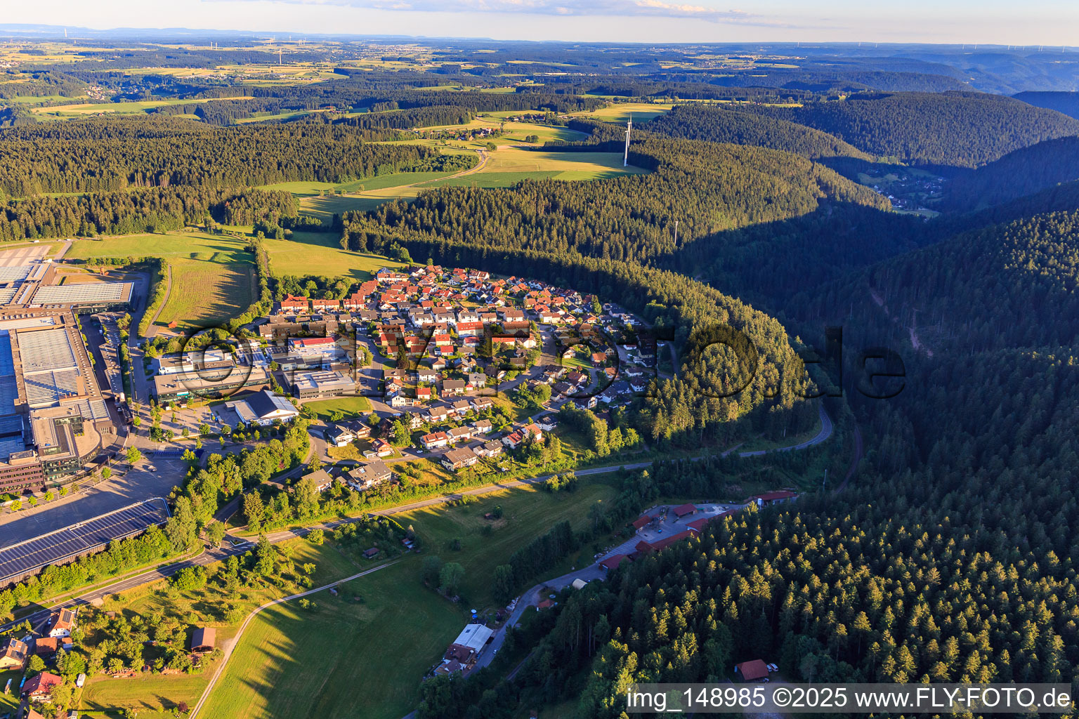 Ortsteil Härten aus Norden in Loßburg im Bundesland Baden-Württemberg, Deutschland