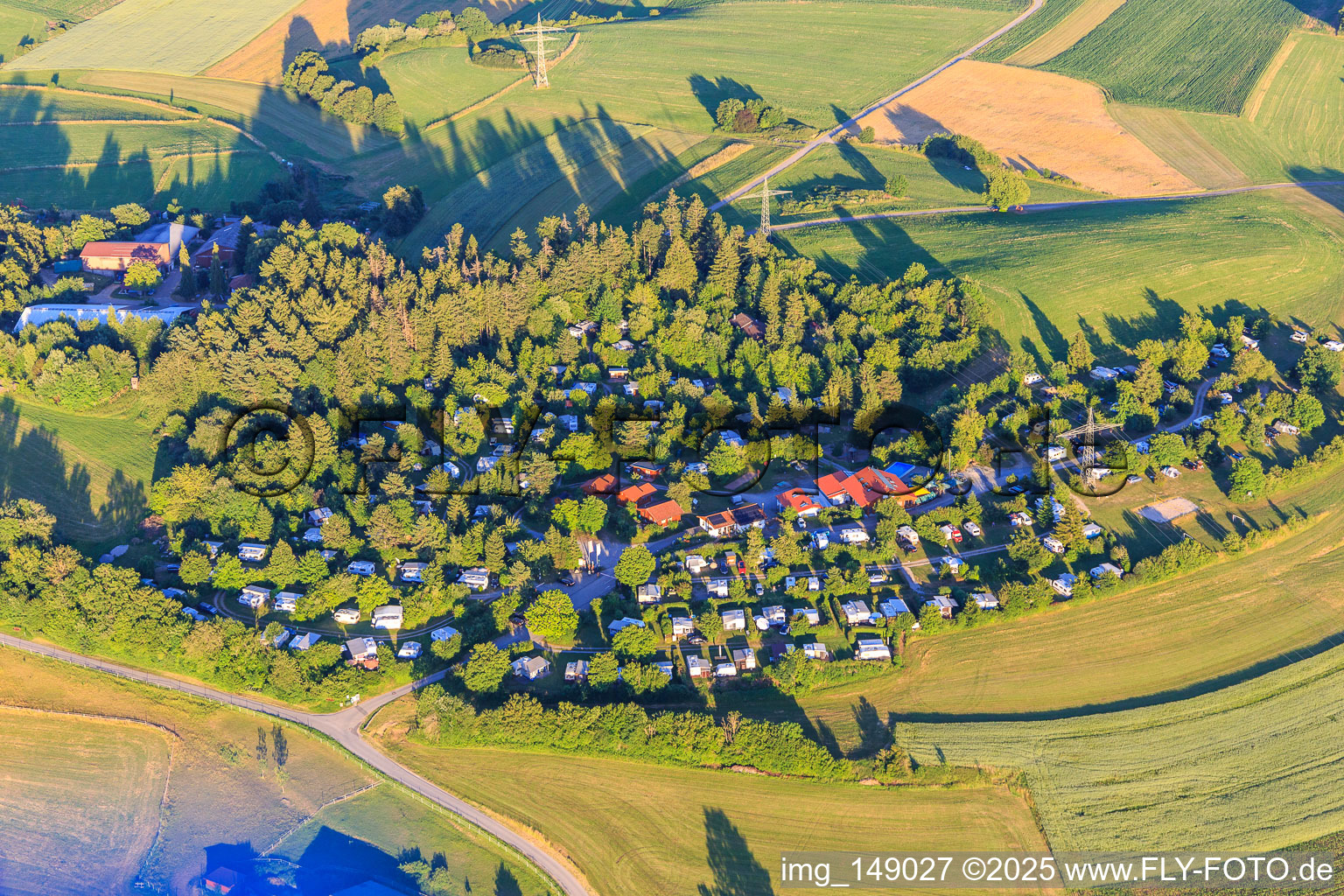 Höhencamping Königskanzel in Dornstetten im Bundesland Baden-Württemberg, Deutschland