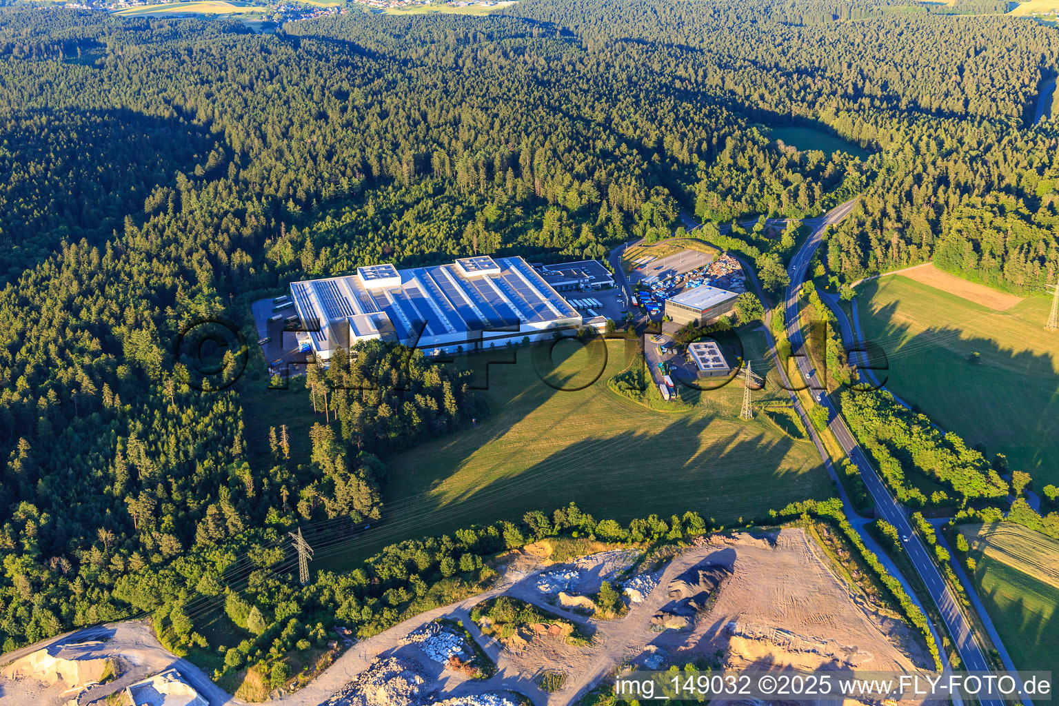 Stahlhandel Weinmann Aach AG in Dornstetten im Bundesland Baden-Württemberg, Deutschland