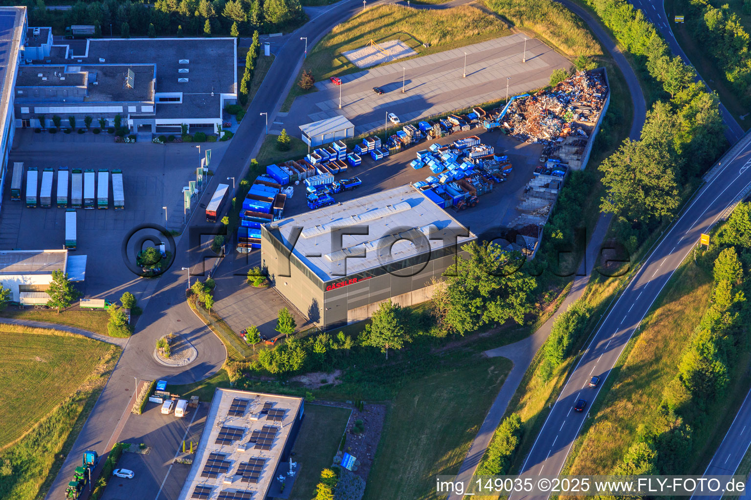 Gässler Recycling GmbH & Co. KG in Dornstetten im Bundesland Baden-Württemberg, Deutschland