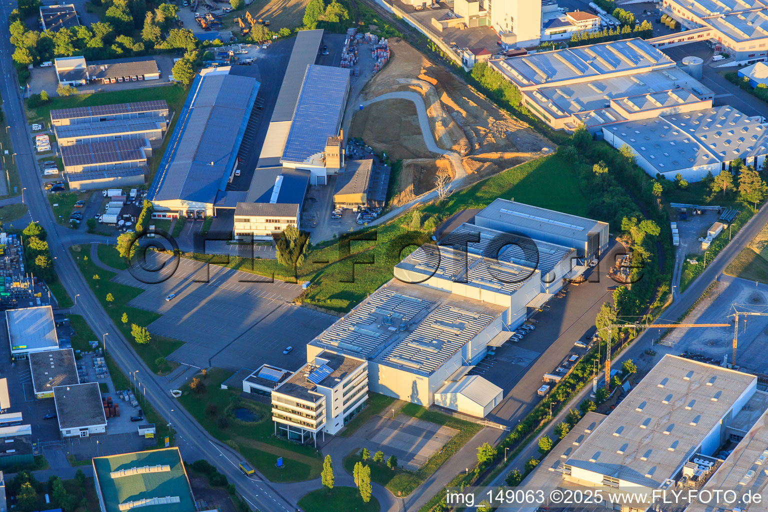 Maschinenfabrik Lauffer GmbH & Co. KG im Ortsteil Obertalheim in Horb am Neckar im Bundesland Baden-Württemberg, Deutschland