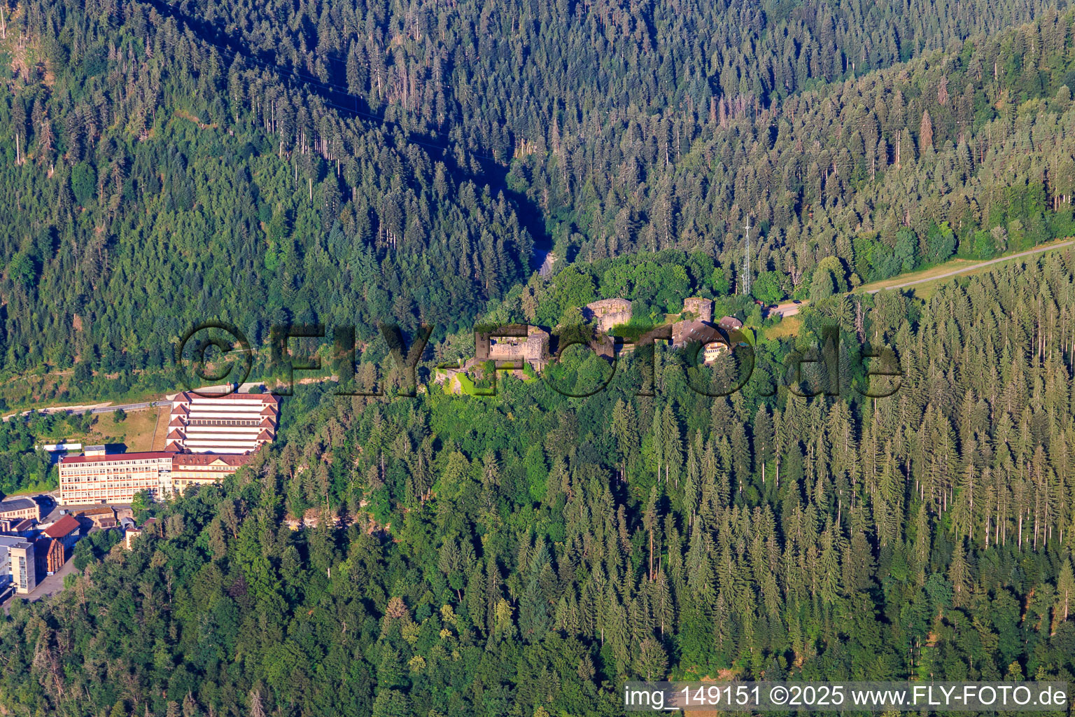 Burgruine Hohenschramberg in Schramberg im Bundesland Baden-Württemberg, Deutschland