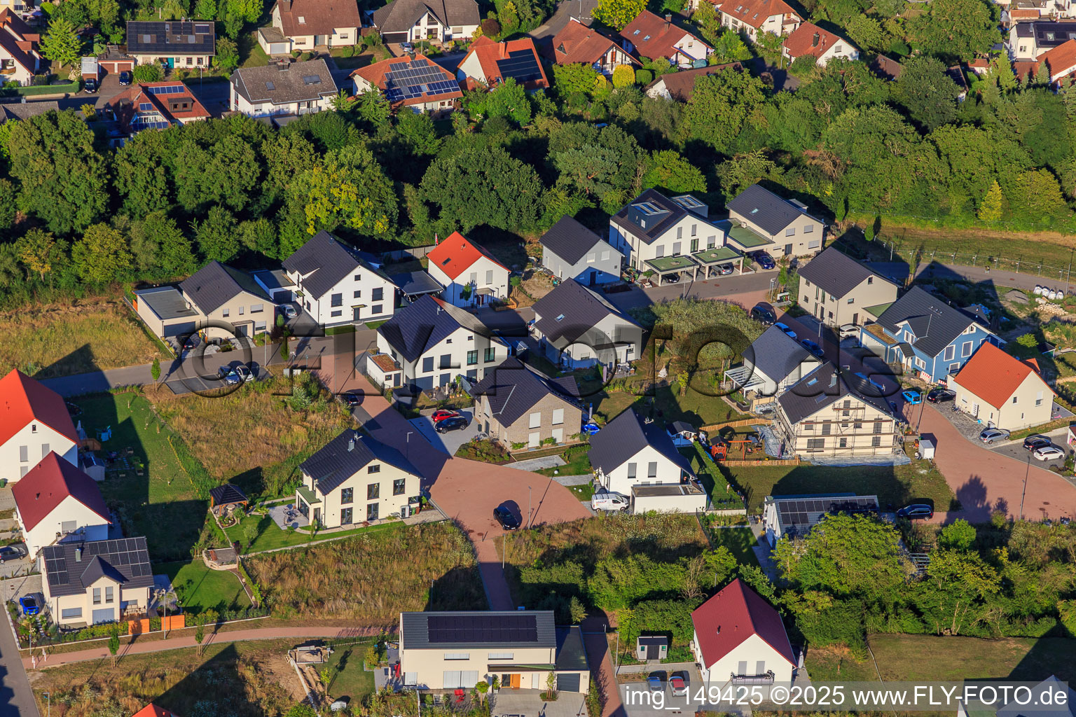 Tulpenweg Fliederweg in Kandel im Bundesland Rheinland-Pfalz, Deutschland