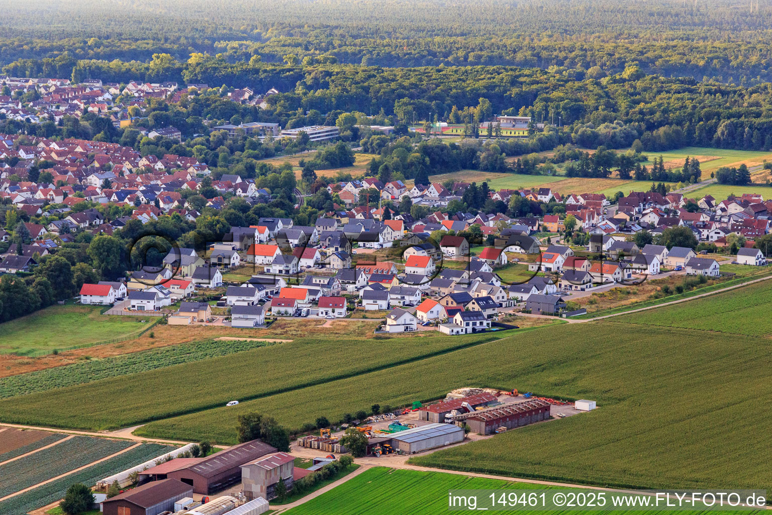 NBF K2 von Nordwesten in Kandel im Bundesland Rheinland-Pfalz, Deutschland