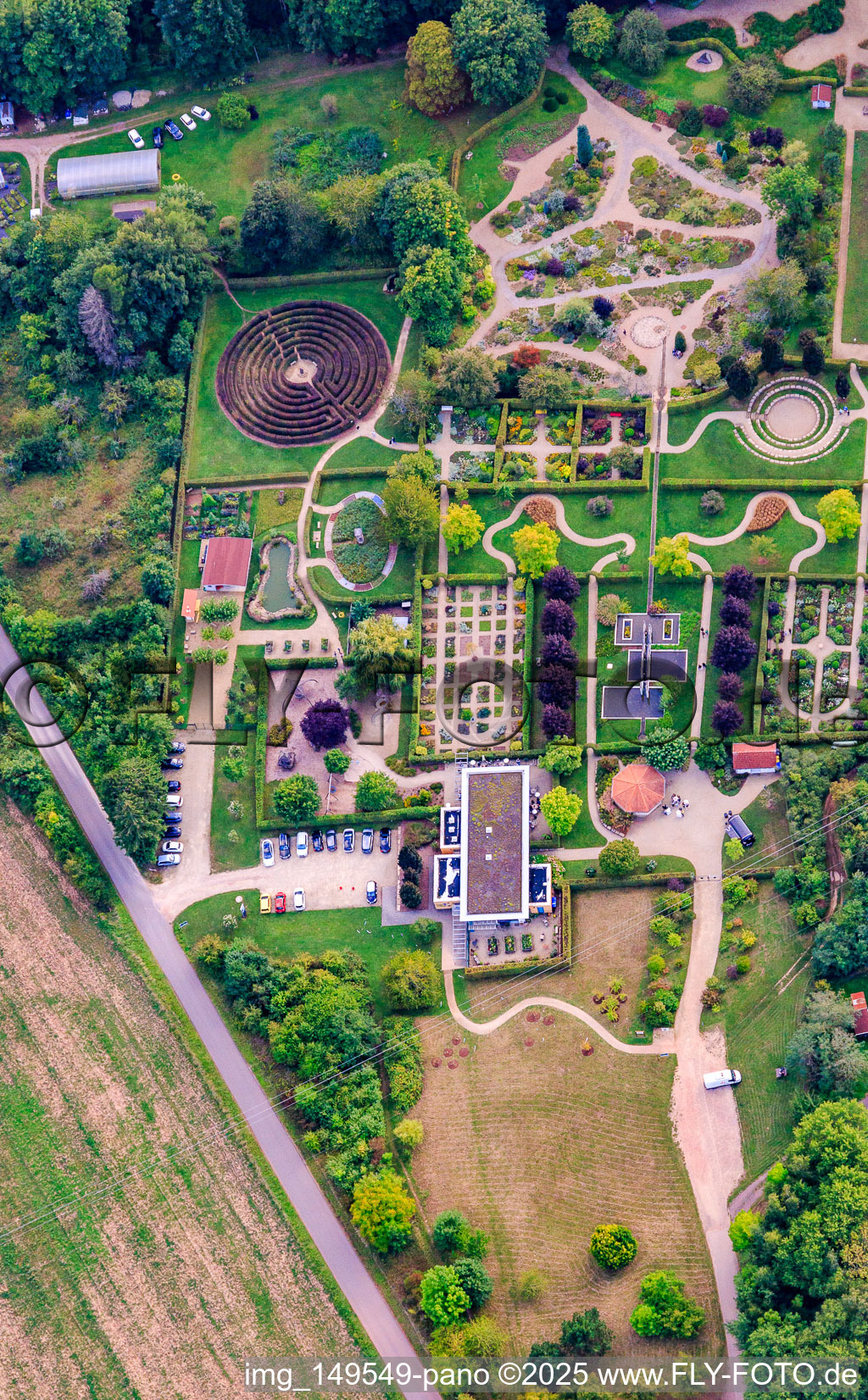 Garten der Sinne in Merzig im Bundesland Saarland, Deutschland