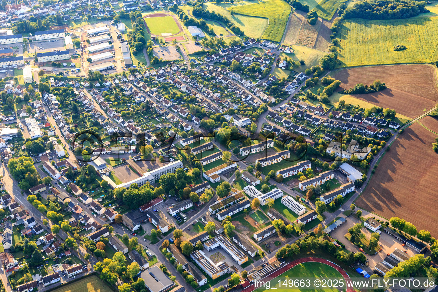 Zentrale Ausländerbehörde Einreise und Fachkräfteeinwanderung sowie Berufbildungszentrum Lebach im Ortsteil Jabach im Bundesland Saarland, Deutschland