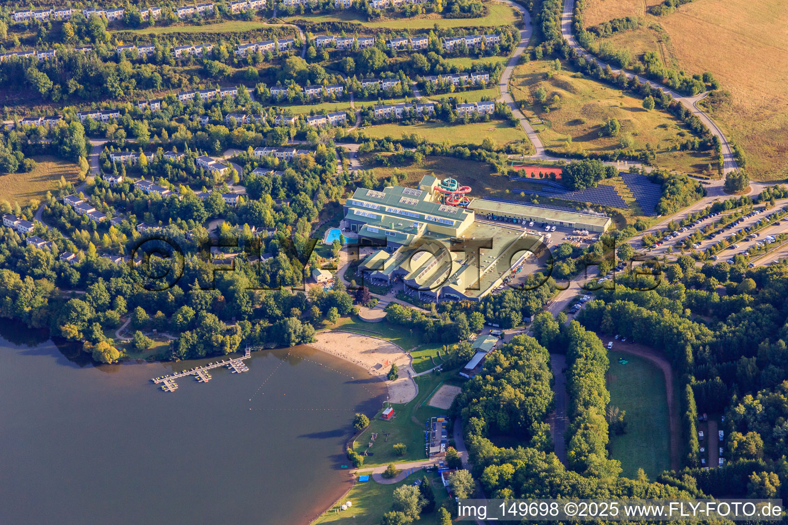 Center Parcs Bostalsee im Ortsteil Gonnesweiler in Nohfelden im Bundesland Saarland, Deutschland