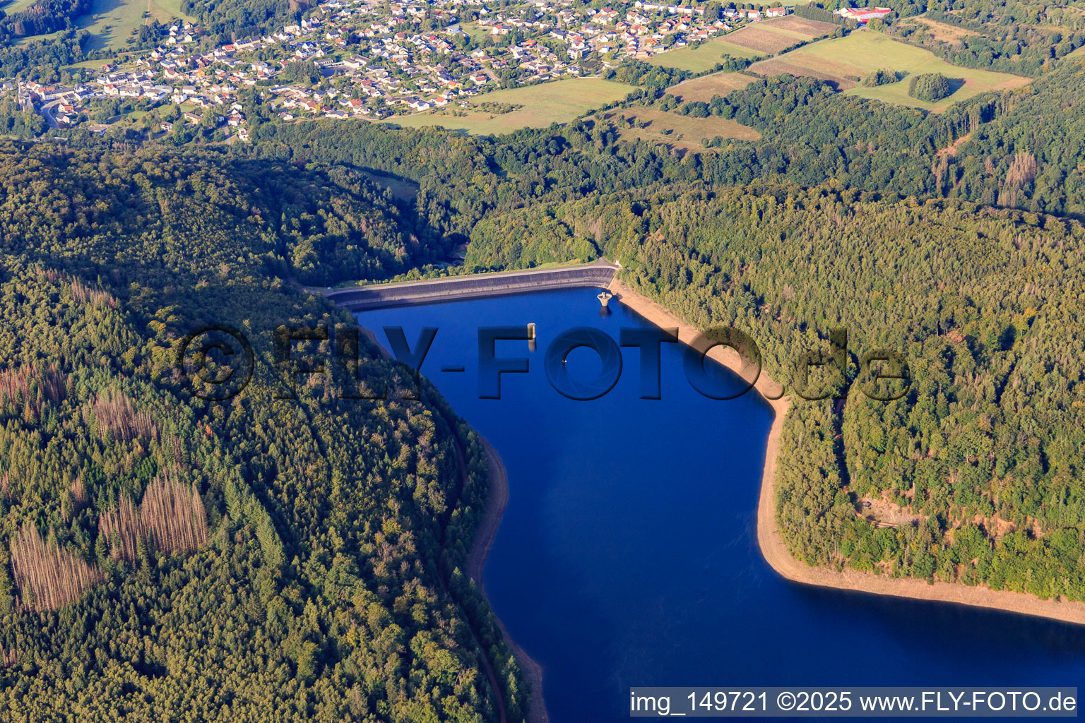 Nonnweiler Talsperre am Stausee Nonnweiler im Ortsteil Otzenhausen im Bundesland Saarland, Deutschland
