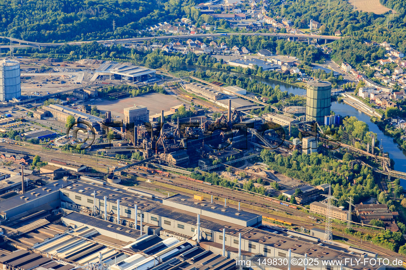 UNESCO-Weltkulturerbe Völklinger Hütte in Völklingen im Bundesland Saarland, Deutschland