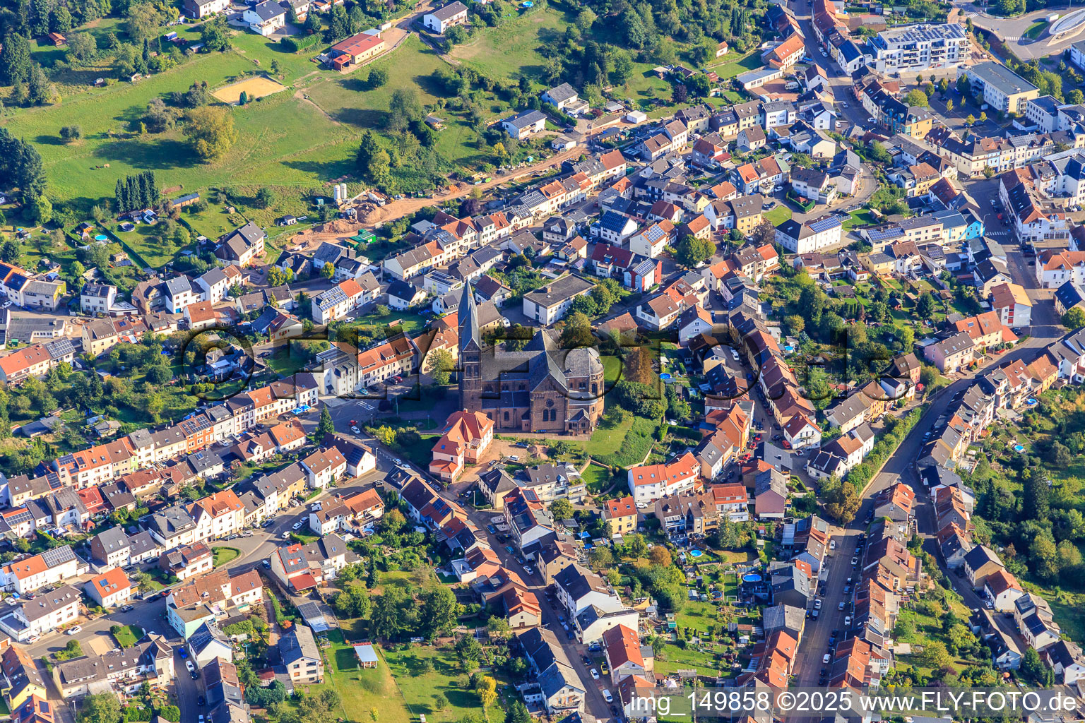 Köllertaler Dom St. Sebastian in Püttlingen im Bundesland Saarland, Deutschland