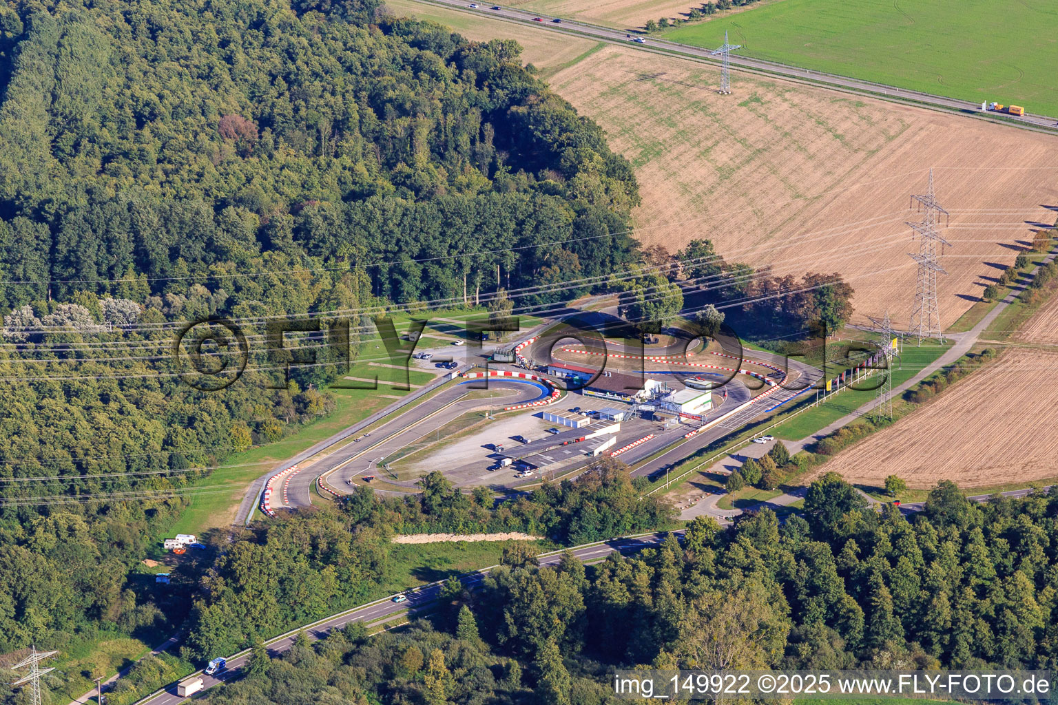 Kartbahn Liedolsheim Touring Club Liedolsheim e.V in Dettenheim im Bundesland Baden-Württemberg, Deutschland