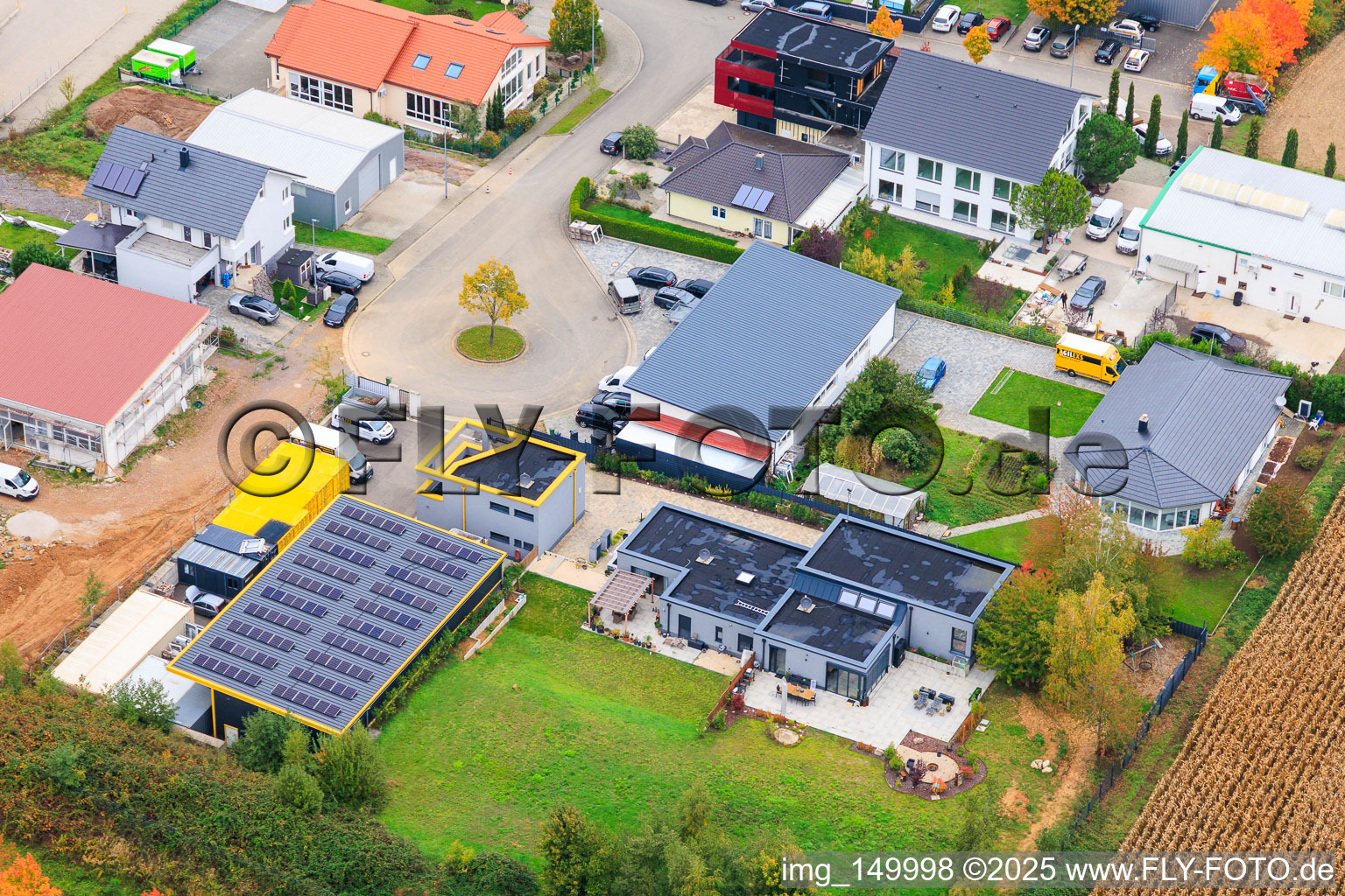 Luftbild von Gewerbegebiet Auf dem Viertel mit AGILEXS Agil Express Service GmbH und AgilBox Selfstorage in Bad Bergzabern im Bundesland Rheinland-Pfalz, Deutschland