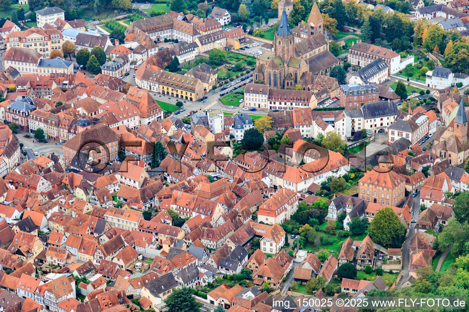 Kirche St. Peter und Paul in Wissembourg im Bundesland Bas-Rhin, Frankreich