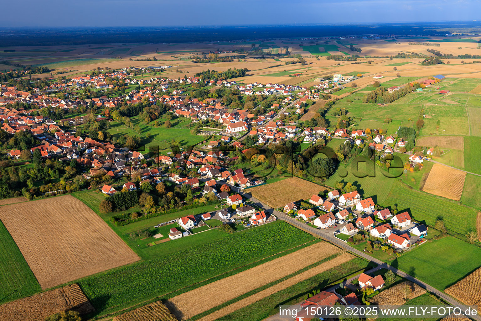 Rue des Forgerons in Seebach im Bundesland Bas-Rhin, Frankreich