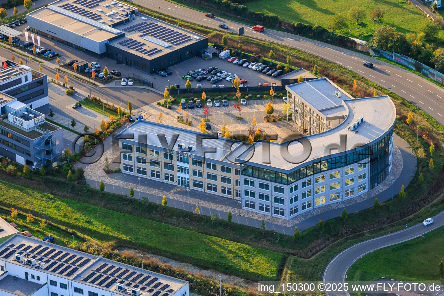 D10 Office-Center und PimpUP GmbH im Ortsteil Queichheim in Landau in der Pfalz im Bundesland Rheinland-Pfalz, Deutschland