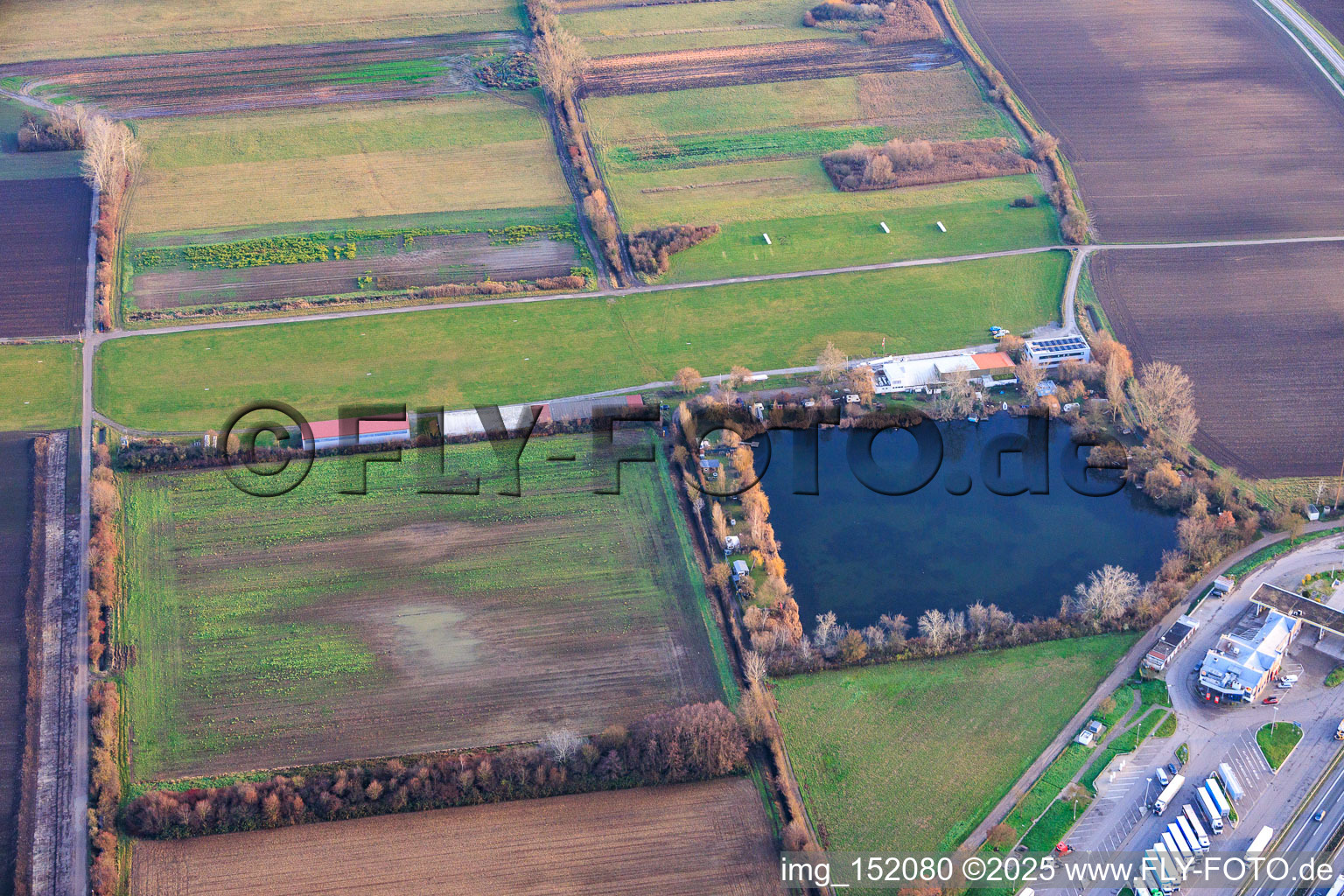 Segelfluggelände Ludwigshafen-Dannstadt in Dannstadt-Schauernheim im Bundesland Rheinland-Pfalz, Deutschland