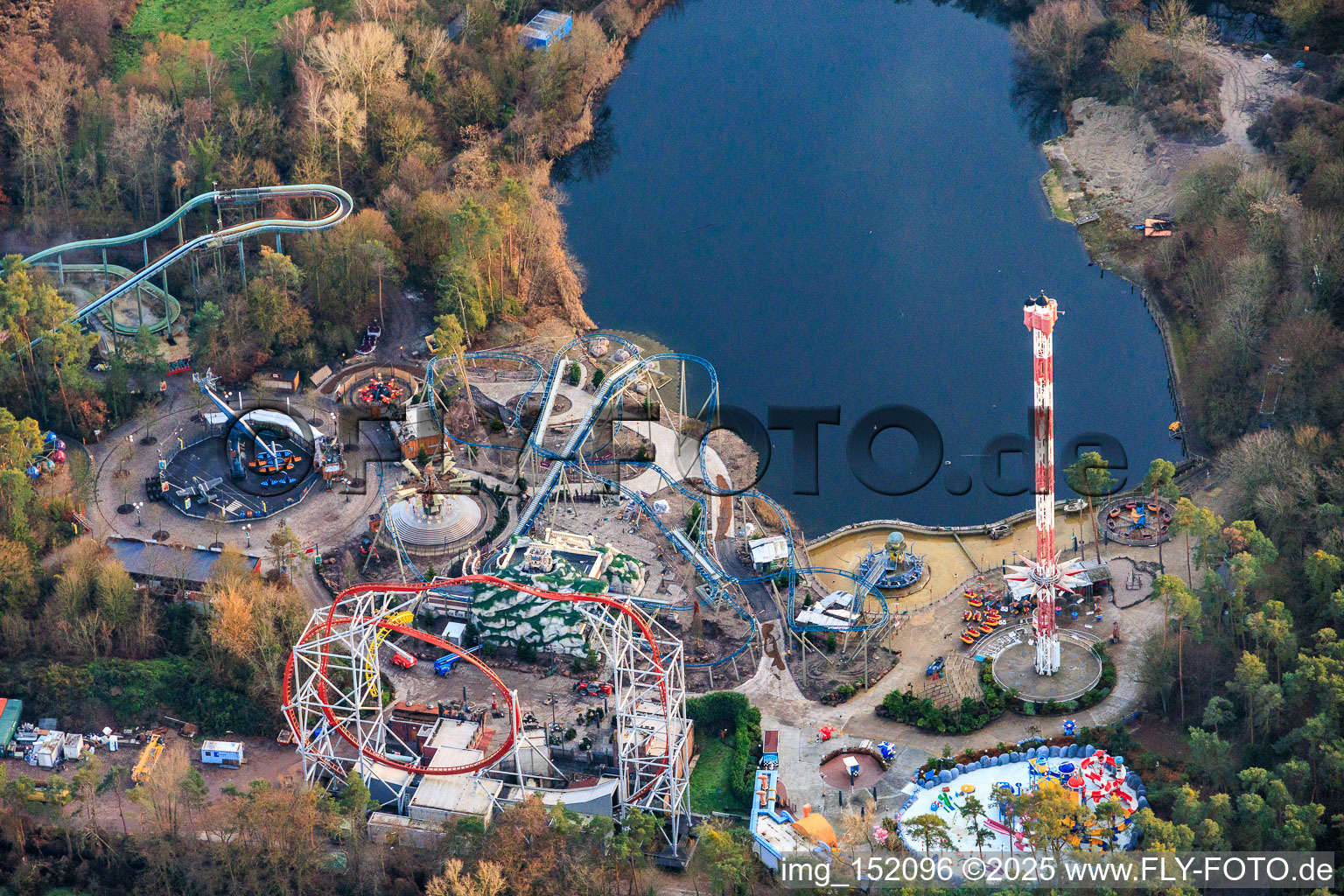 Lighthouse Tower im Plopsaland Deutschland in Haßloch im Bundesland Rheinland-Pfalz