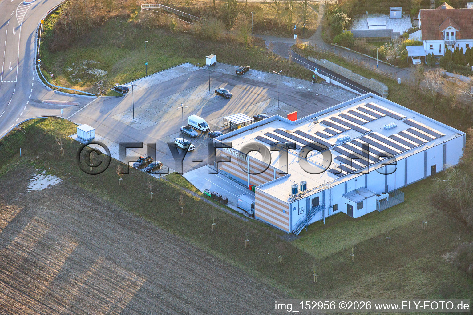 WASGAU Frischemarkt Neupotz im Bundesland Rheinland-Pfalz, Deutschland