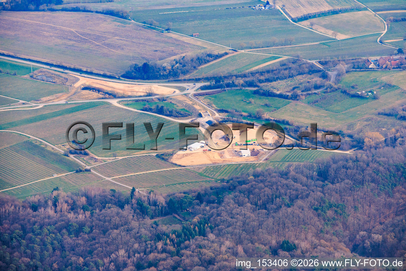 Tunnelportal Ost in Bad Bergzabern im Bundesland Rheinland-Pfalz, Deutschland