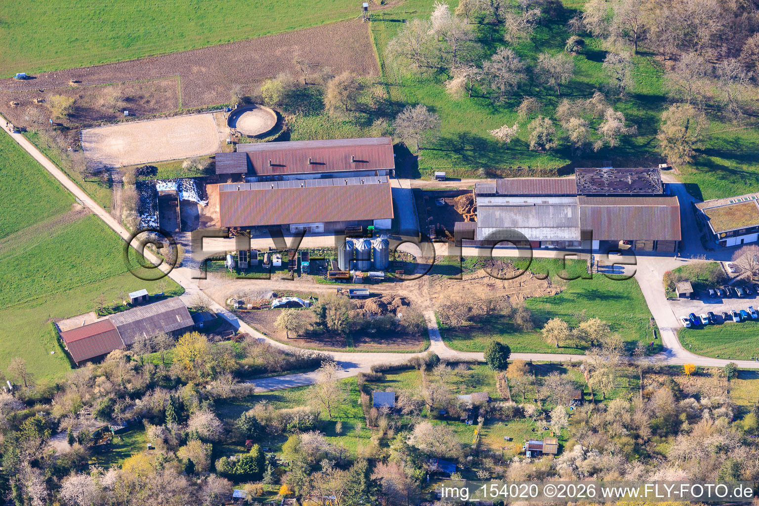 Bauernhof Bischoff im Ortsteil Dietlingen in Keltern im Bundesland Baden-Württemberg, Deutschland