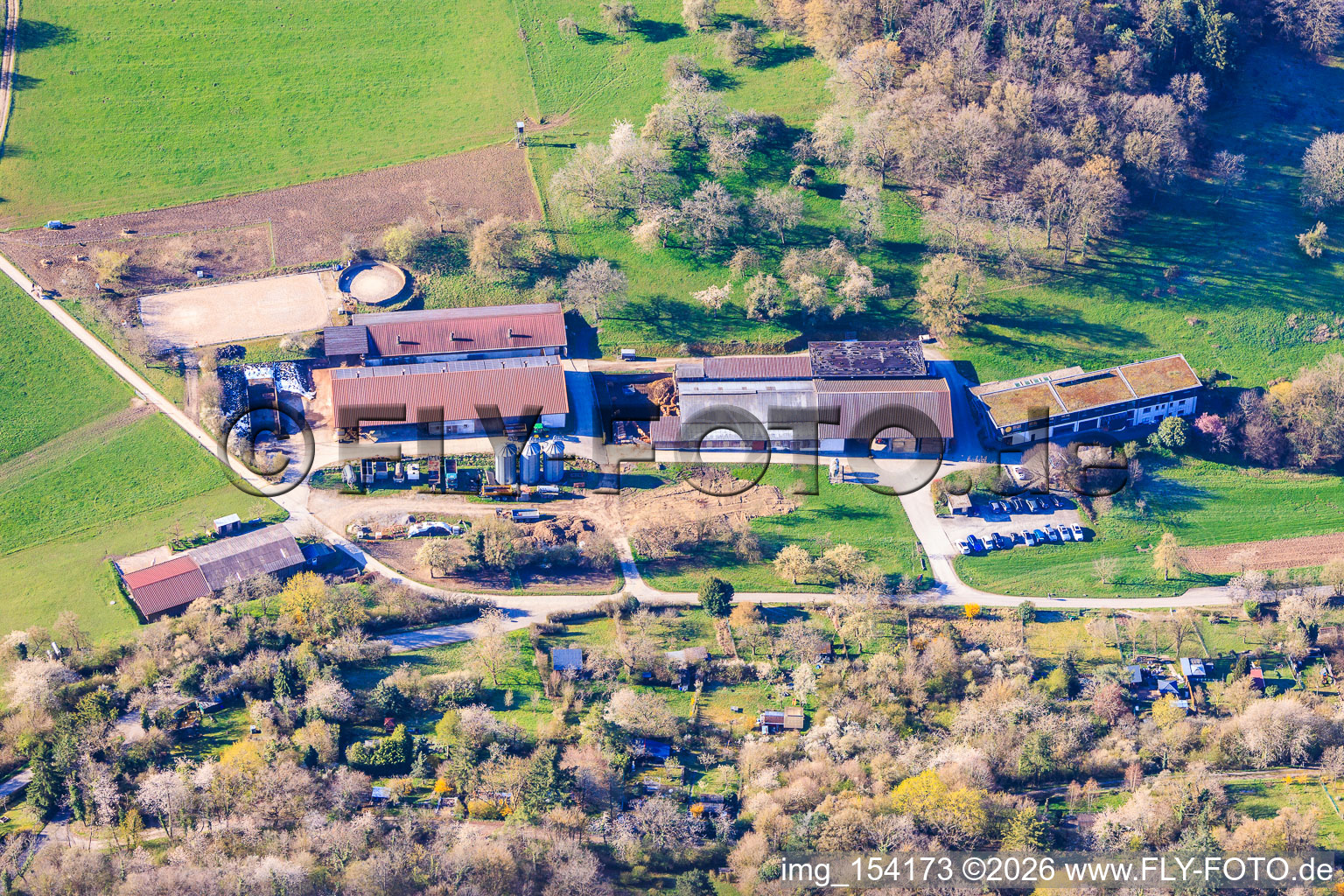 Bauernhof Bischoff im Ortsteil Dietlingen in Keltern im Bundesland Baden-Württemberg, Deutschland