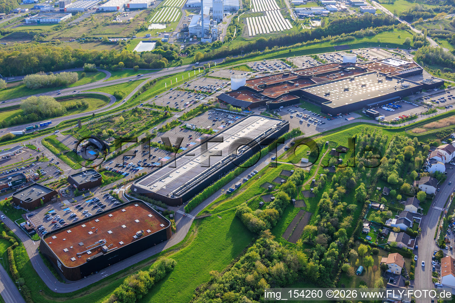 Einkaufszentrum Centre commercial B'EST mit FNAC Farébersviller 3 und B'Fun Park im Bundesland Moselle, Frankreich