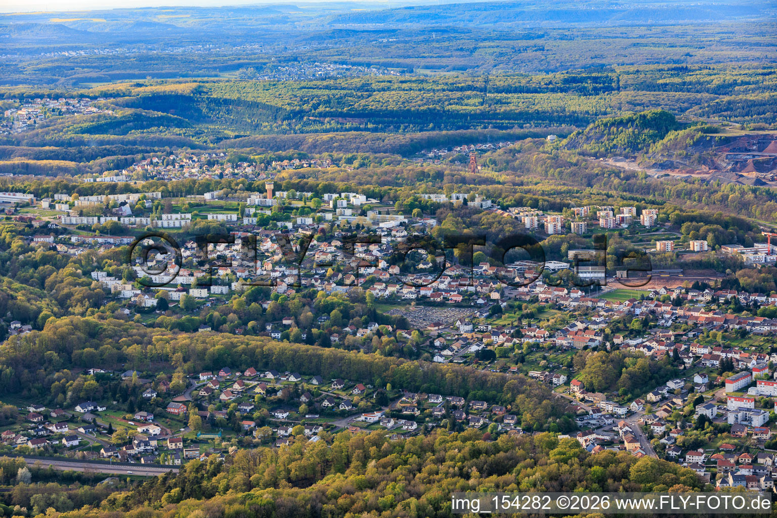 Vpn S im Ortsteil Cité de la Chapelle in Freyming-Merlebach im Bundesland Moselle, Frankreich